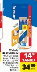 Carrefour Wkłady niebieskie Pilot Frixion oferta