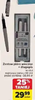 Carrefour Pióro wieczne academy + 2 naboje niebieskie Interdruk oferta