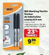 Carrefour Marker do tkanin textile czarny Bic Marking oferta