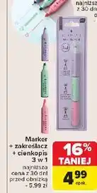 Carrefour Zakreślacz 3w1 Interdruk oferta