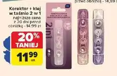 Carrefour Korektor i klej 2w1 Interdruk oferta