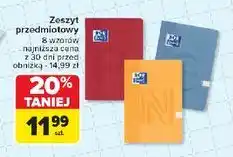 Carrefour Zeszyt przedmiotowy a5 60 kartek linia Oxford oferta