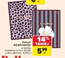 Carrefour Zeszyt a5 60 kartek kratka Interdruk oferta