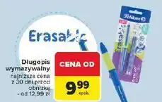 Carrefour Długopis erase + 2 wkłady niebieski Pelikan oferta