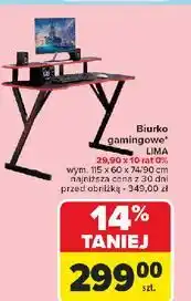 Carrefour Biurko gamingowe lima oferta