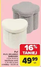 Carrefour Puf baranek oferta