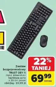 Carrefour Klawiatura + mysz ody ii Trust oferta