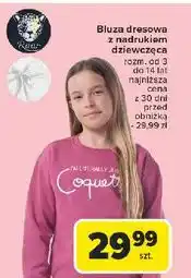 Carrefour Bluza dresowa dziewczęca oferta