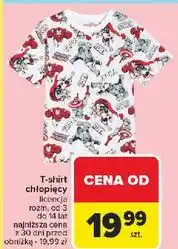 Carrefour T-shirt chłopięcy 3-14 lat oferta