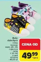 Carrefour Buty dziecięce rozm. 28-36 oferta