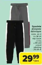 Carrefour Spodnie dresowe dziewczęce 3-14 lat oferta