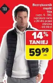 Carrefour Bezrękawnik męski s-3xl Tex oferta