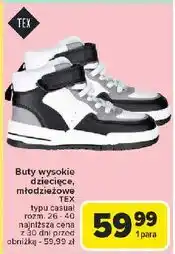 Carrefour Buty wysokie dziecięce 26-40 Tex oferta
