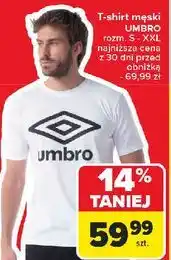 Carrefour T-shirt męski s-xxl Umbro oferta