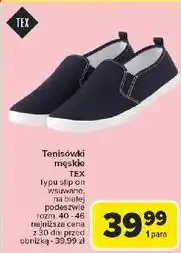 Carrefour Tenisówki męskie Tex oferta