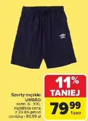 Carrefour Szorty męskie s-xxl Umbro oferta