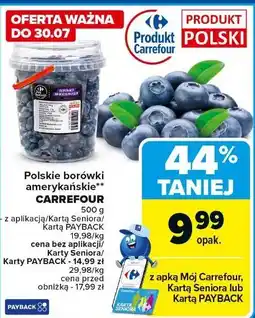 Carrefour Borówka amerykańska Carrefour oferta