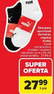 Carrefour Skarpety damskie Puma oferta