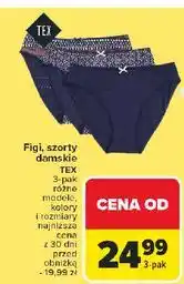 Carrefour Szorty damskie Tex oferta