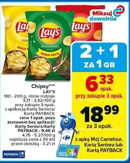 Carrefour Chipsy solone Lay's oferta