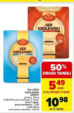 Carrefour Ser królewski light Sierpc oferta