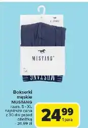 Carrefour Bokserki męskie s-xl Mustang oferta