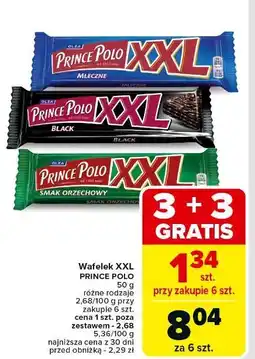Carrefour Wafelek black Prince Polo Xxl oferta