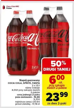 Carrefour Napój pomarańczowy Fanta oferta