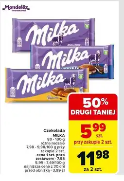 Carrefour Czekolada caramel Milka oferta
