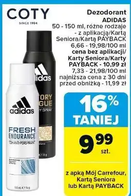 Carrefour Dezodorant Adidas Fresh Endurance oferta