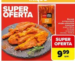 Carrefour Boczek grillowy w marynacie słodko-pikantnej Sokołów Grill House oferta