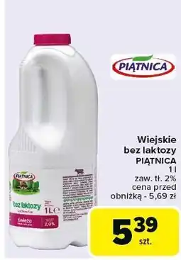 Carrefour Mleko wiejskie bez laktozy 2% Piątnica oferta