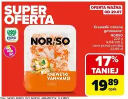 Carrefour Krewetki vannamei Norso oferta