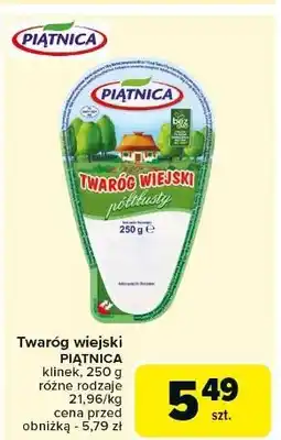 Carrefour Twaróg półtłusty Piątnica Wiejski oferta