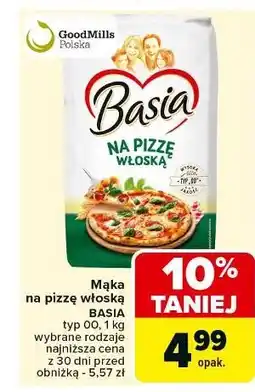 Carrefour Mąka pszenna na pizzę włoską Basia oferta