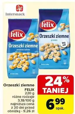 Carrefour Orzeszki ziemne smażone i solone Felix oferta