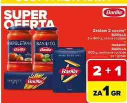 Carrefour Sos napoletana + sos basilico Barilla oferta