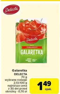 Carrefour Galaretka truskawkowa Delecta oferta