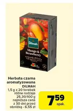 Carrefour Herbata mango & strawberry Dilmah oferta