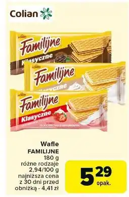 Carrefour Wafle kakaowe Jutrzenka Familijne oferta