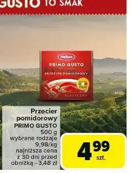 Carrefour Przecier pomidorowy Melissa Primo Gusto oferta
