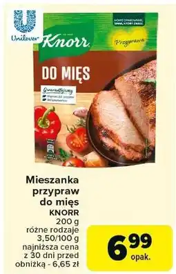 Carrefour Przyprawa do mięs Knorr oferta