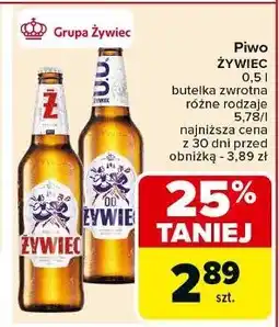 Carrefour Piwo Żywiec Bezalkoholowe oferta