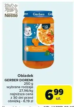 Carrefour Obiadek risotto z indykiem i warzywami Gerber Junior oferta