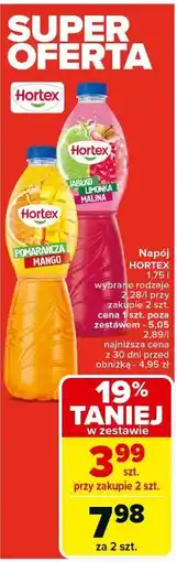 Carrefour Napój jabłko-malina-limonka Hortex oferta