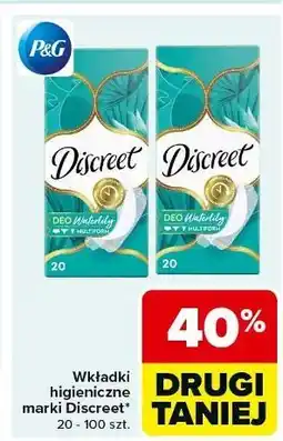 Carrefour Wkładki waterlily multiform Discreet oferta