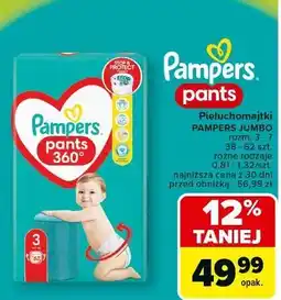 Carrefour Pieluchomajtki 4 Pampers Pants oferta