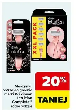 Carrefour Maszynka do golenia + 1 wkład Wilkinson Intuition Complete oferta