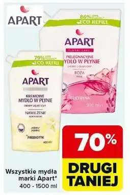 Carrefour Mydło w płynie zapas jasmine Apart Natural Prebiotic oferta
