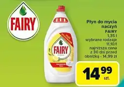 Carrefour Płyn do mycia naczyń lemon Fairy oferta